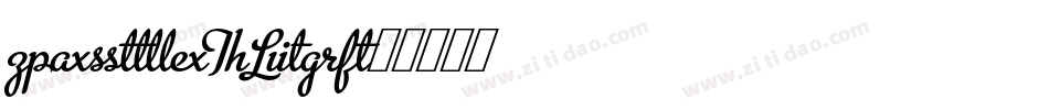 CastleTLig字体转换
