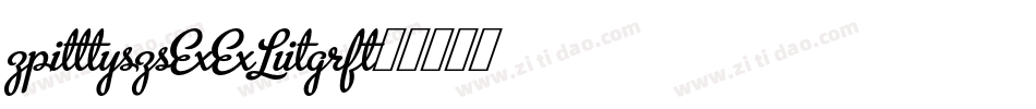 CityDEELig字体转换
