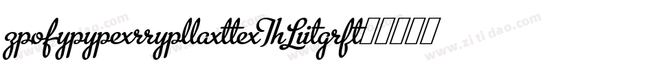 CopperplateTLig字体转换
