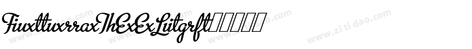 FuturaTEELig字体转换