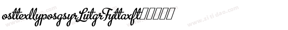 StempSchLigIta字体转换