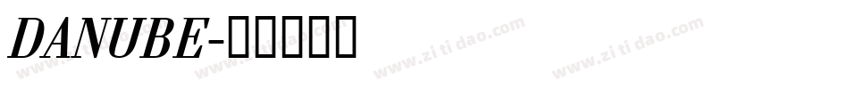 DANUBE字体转换