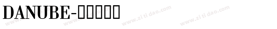 DANUBE字体转换