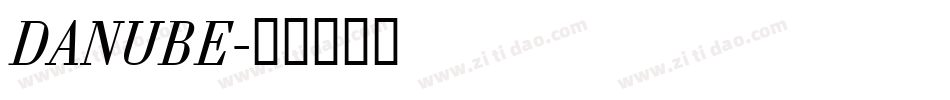 DANUBE字体转换