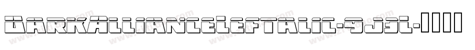 DarkAllianceLeftalic-9j3L字体转换