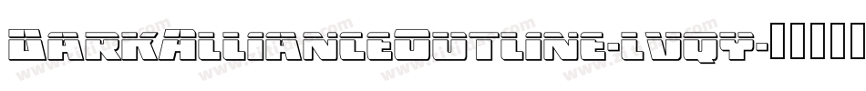 DarkAllianceOutline-lvqy字体转换