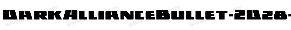 DarkAllianceBullet-ZDz8字体转换