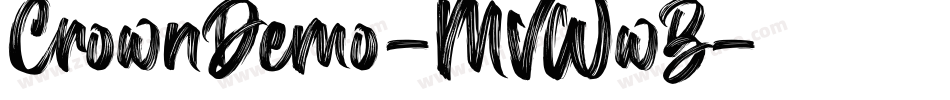 CrownDemo-MVWwB字体转换