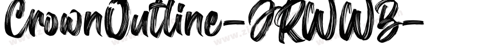 CrownOutline-JRWWB字体转换