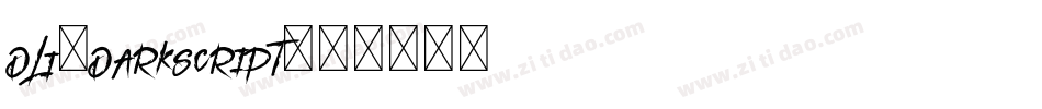 DLI-DarkScript字体转换