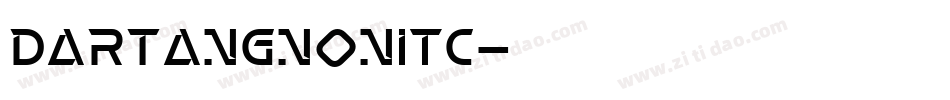 DartangnonITC字体转换