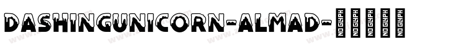 DashingUnicorn-ALmaD字体转换
