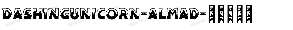 DashingUnicorn-ALmaD字体转换
