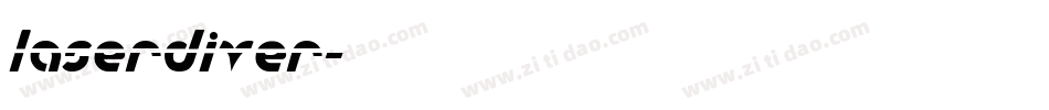 LASERDIVER字体转换