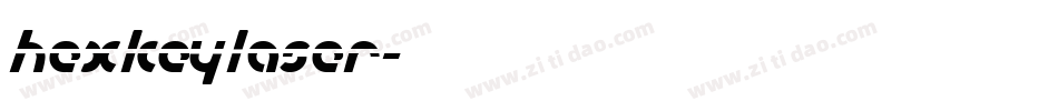 hexkeylaser字体转换