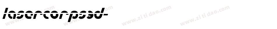 lasercorps3d字体转换