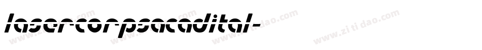 lasercorpsacadital字体转换