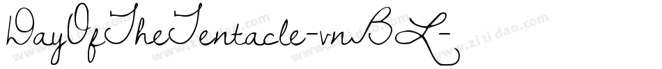 DayOfTheTentacle-vnBL字体转换