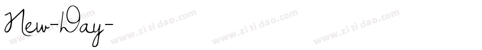 New-Day字体转换