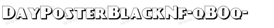 DayPosterBlackNf-qB0q字体转换