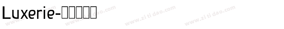 Luxerie字体转换
