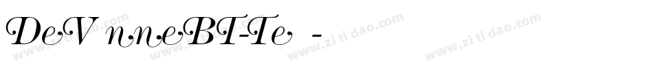 DeVinneBT-Text字体转换