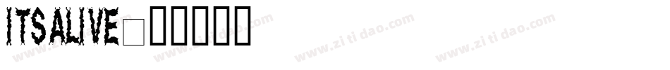 itsalive字体转换