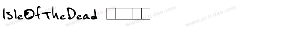 IsleOfTheDead字体转换