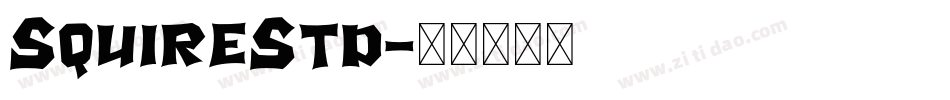 SquireStd字体转换