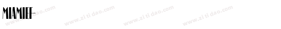 MiamiEF字体转换