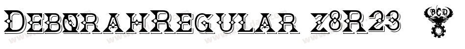 DeborahRegular-z8R23字体转换