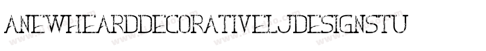 ANewHeardDecorativeLjDesignStudiosDecorativa-EeBl字体转换