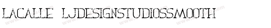 LaCalle6LjDesignStudiosSmooth-2Kev字体转换