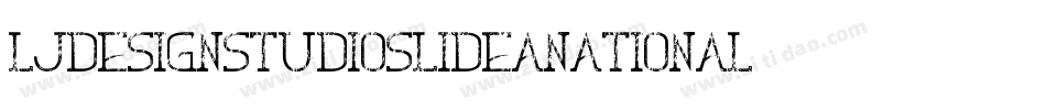 LjDesignStudiosLideaNational-62A1字体转换