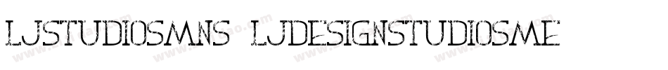 LjStudiosMns2LjDesignStudiosMedium-mOxx字体转换