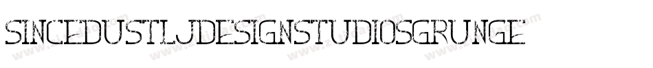 SinceDustLjDesignStudiosGrunge-7vG4字体转换 SinceDustLjDesignStudiosGrunge-7vG4字体转换