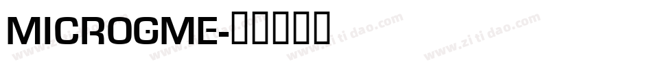 MICROGME字体转换