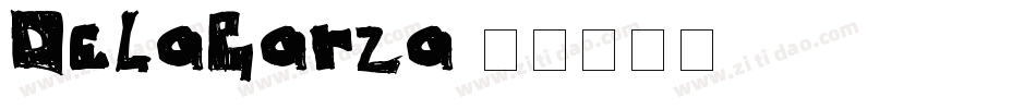 DelaGarza字体转换