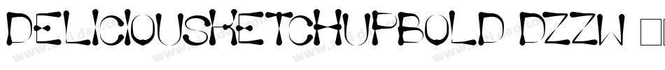 DeliciousKetchupBold-DzZW字体转换
