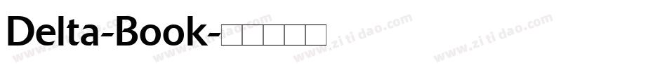 Delta-Book字体转换