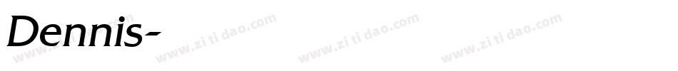Dennis字体转换