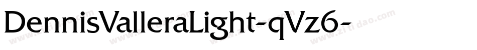 DennisValleraLight-qVz6字体转换