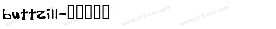buttzill字体转换