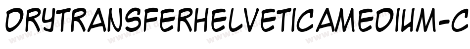 DryTransferHelveticaMedium-Caps-2字体转换