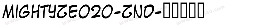 MightyZeo20-znD字体转换