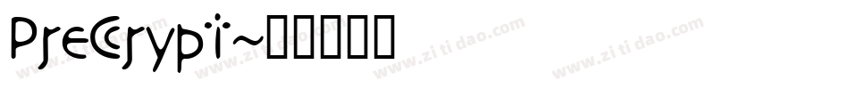 PreCrypt字体转换