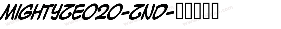 MightyZeo20-znD字体转换