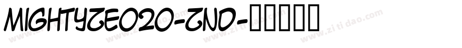 MightyZeo20-znD字体转换