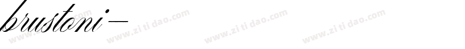 brustoni字体转换