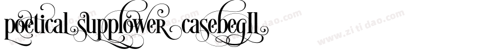 Poetica-SuppLowercaseBegI字体转换